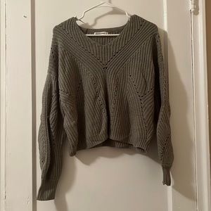 Moon & Madison Green Fall Sweater